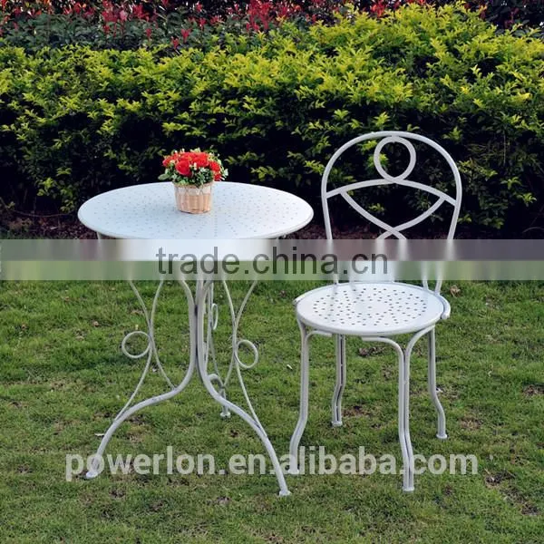 Lovely Durable KD Bistro Set Antique Light Blue Coffee Table