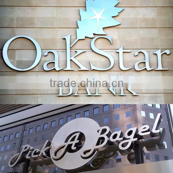 Advertising Stainless Steel Sign Laser Cut Metal Sign photo-5