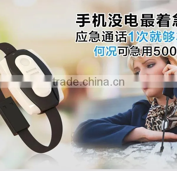 For IOS Android Bracelet USB Data Cable With Cigarette Lighter Function photo-2