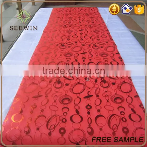 Cheap Polyester Non Woven Fabric Roll For Table Runner photo-3