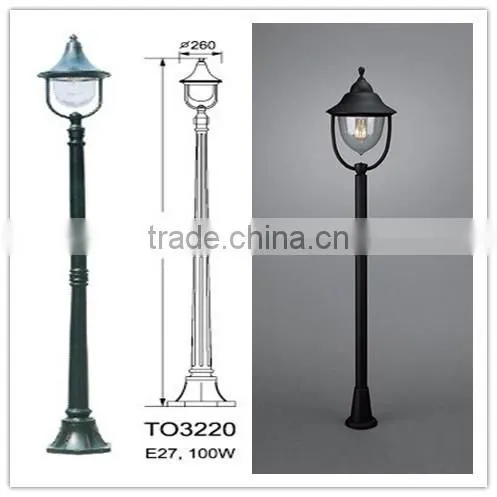 China Supplier 3.6 m Height Antique Cast Iron Lamp Post With Lamp on Top photo-4