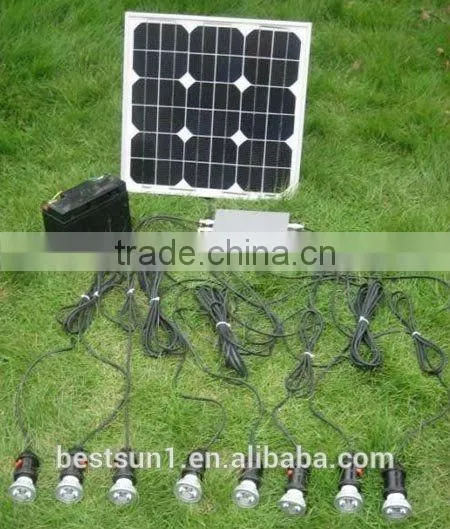 Led Solar Home Lighting System 20W photo-6