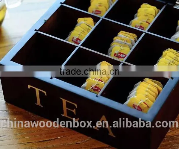 2015 Refinement Wooden Tea Box With Glass Lid photo-3