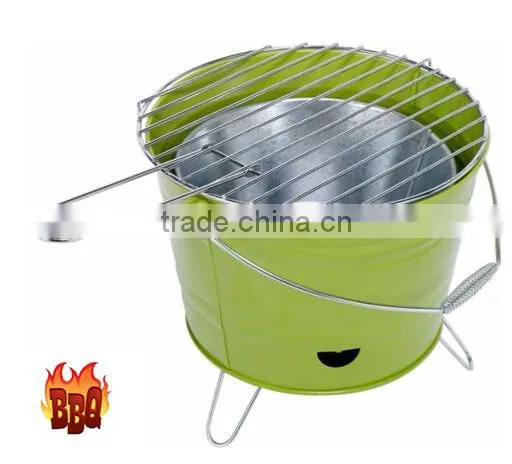 BBQ Bucket Charcoal Grill / Indoor or Outdoor Charcoal Bbq Grill Bucket photo-4