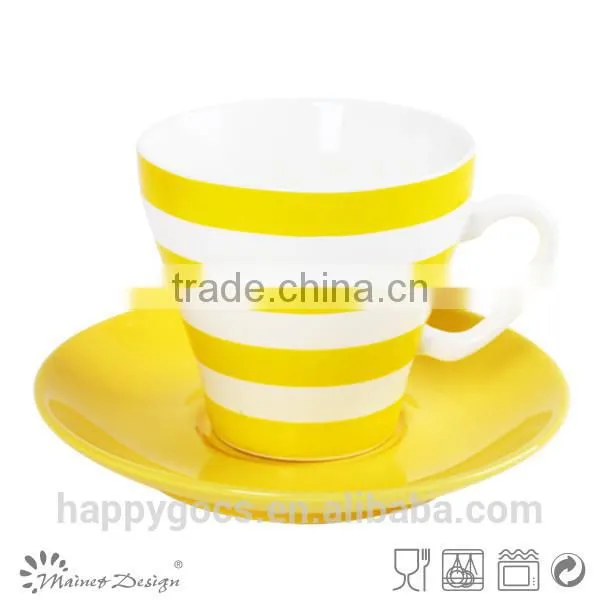 Colorful and Full Decal New Bone China Coffee Cup and Saucer photo-3