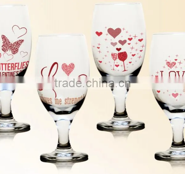 6oz 8oz 10oz 12oz Christmas Halloween Colro Printing Ice Cream Glass Cup Goblet photo-2