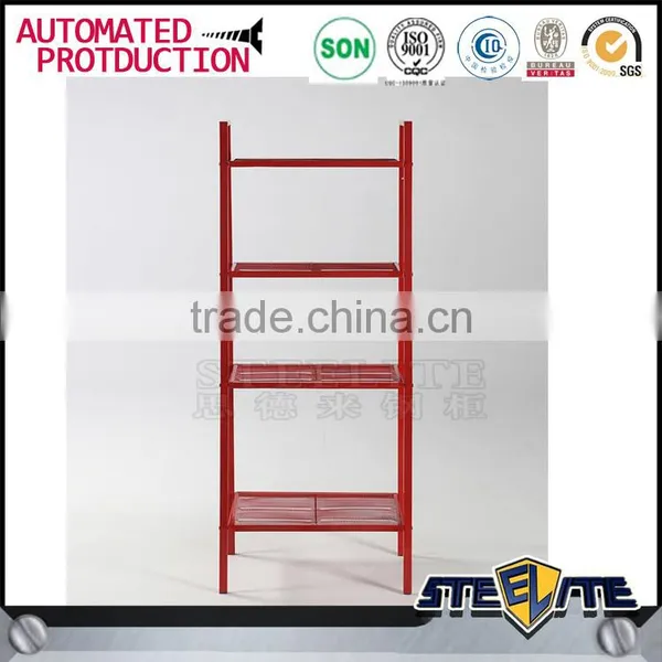 Factory Price Red Color Light Duty Metal Display Rack photo-3