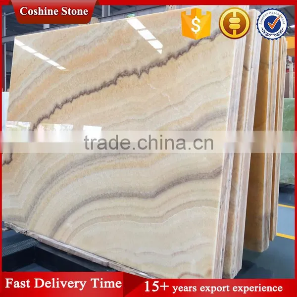 Morden House Jade White Marble Slab Yellow Onyx Italian Marble With Great Price photo-2