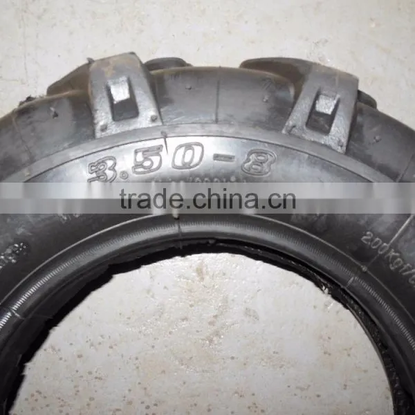 Rubber Wheel Size 3.50-8/4.00-8 Tire and Tube photo-3