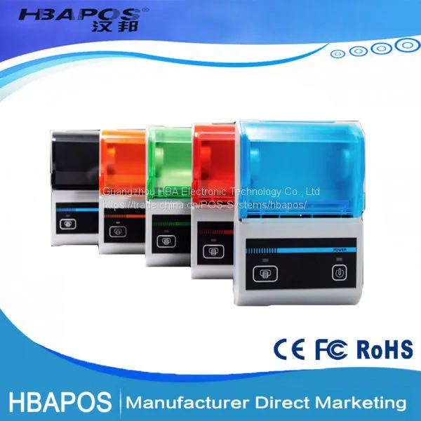 HBA-P18 Cheap Android Bluetooth Thermal Printer/ Portable Mini Mobile Printer/58mm Receipt Pos Printer photo-5