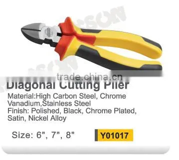 YF01016 2015 New Design Professional Combination Plier With 3colours Handle photo-3