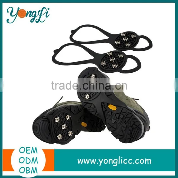Winter Boot Tire Snow & Ice Grabber Studs Strap