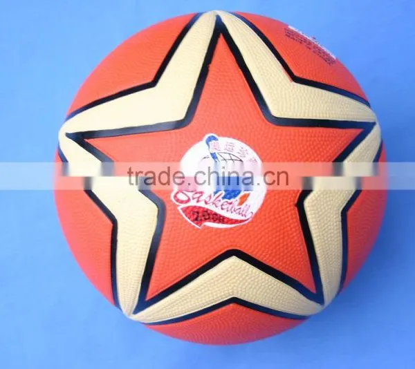 Colorful Rubber Basketball photo-3