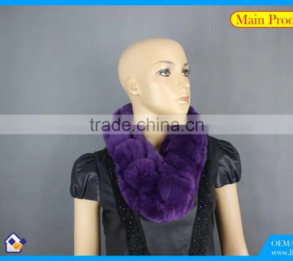 High Quality Knitted Rex-Rabbit Scarf photo-3