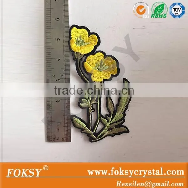 New Design Flowers Iron on Embroidered Patch for Clothing photo-5