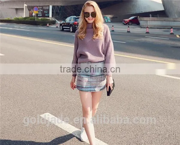 Fashion Woman Woolen Knitted Sweater Designs for Ladies photo-2