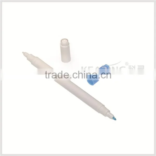 Kearing Water Erasable Marker Dual 1.0 Tip Blue & White Color Fabric Marker Pen #WT10-BW photo-5