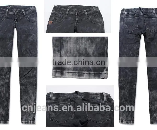 2017 GZY Guangzhou Stock Lot Latest Style New Pattern Mixed Turkish Jeans photo-6