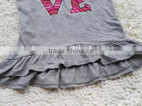 Garment Stocks Girl's Fashion New Desgin T-shirt photo-4