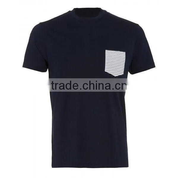 Best Selling Fashionable Unisex Round Neck T-Shirt With Pocket