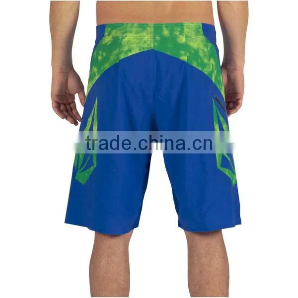 Quick Dry Wholesale Mens Beachshorts 4 Way Stretch Blue photo-3