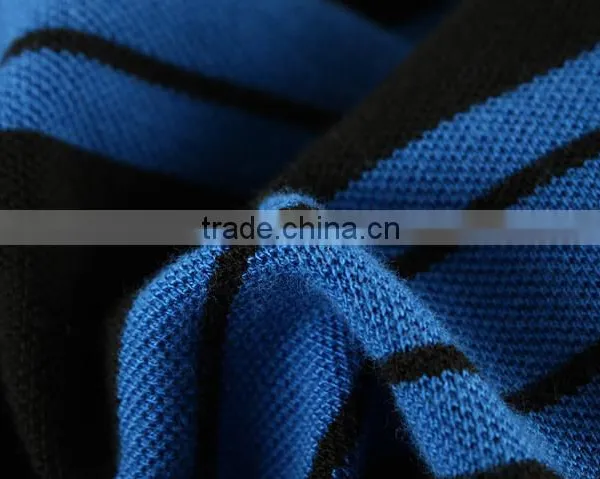 Custom Yarn Dyed Stripe Polo Shirt Manufacturer photo-4