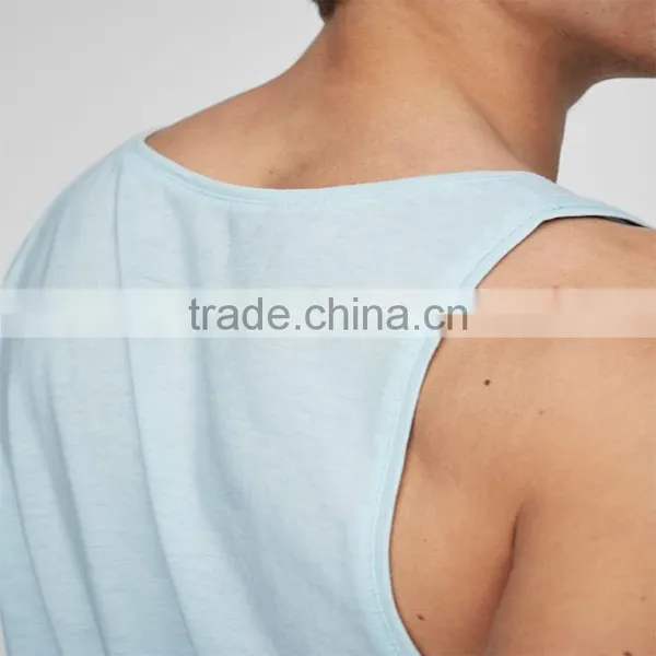 China Suplier Man Blank Tank Top Summer Vest Men's Fashion Tops photo-2