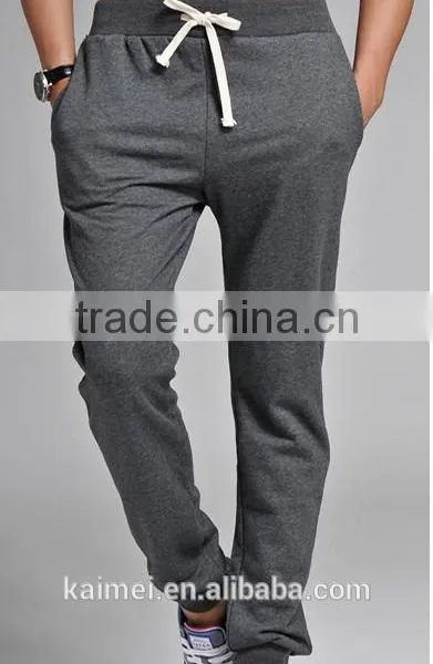 French Terry Wholesale Oversize Life Gym Good Quality Comfortable Sports Pants Men CVC(75/25) photo-2