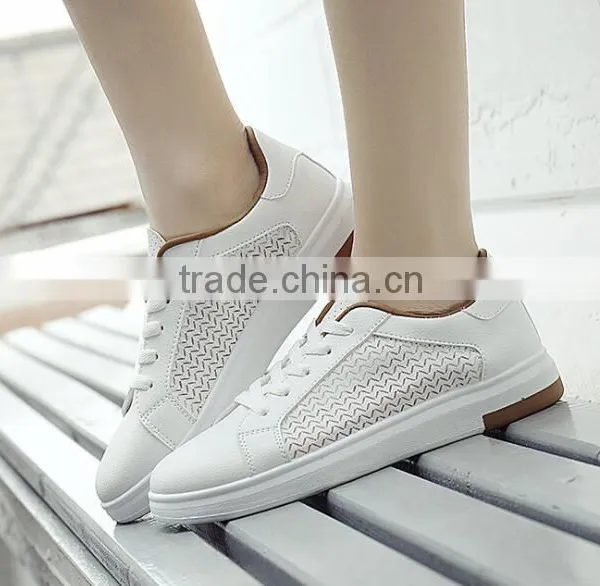 Zm35610a Wholesale Factory Women pu Footwear Fashion Sport Shoes photo-3