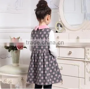 2015 Winter Wholesale Fashion Korean Children Clothing Kids Girl Outfits Girls Boutique Clothing photo-2