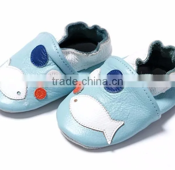 Wholesale Top Selling Genuine Cow Leather Different Pattern Baby Shoes photo-4
