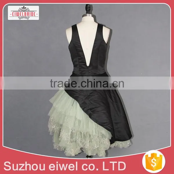 European Latest Style High Quality V Neck Wedding Dress photo-3