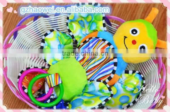 Colorful Bee+flower Pulling Musical Plush Toys Baby Educational Stuffed & Plush Toy Baby Gift photo-2