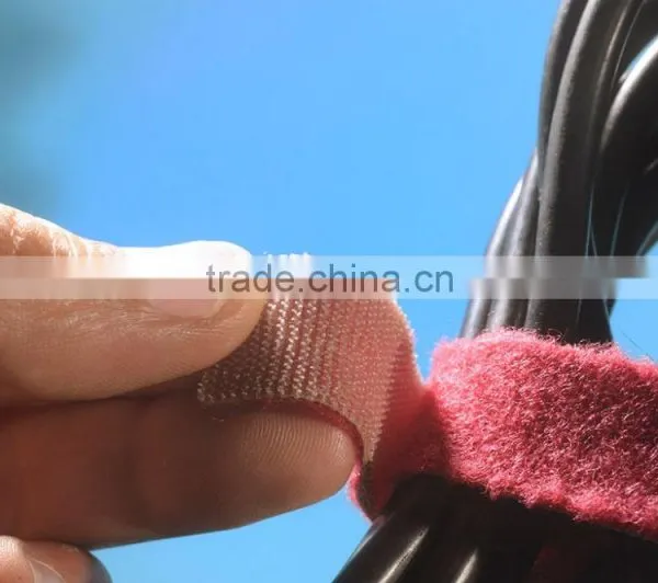 Easy Release Hook and Loop Cable Ties