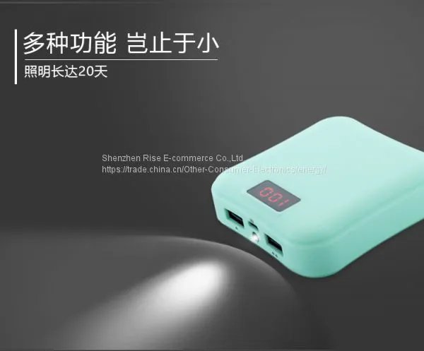 New Online Creative Powerbank Slim Led Light Innovation Power Bank photo-2