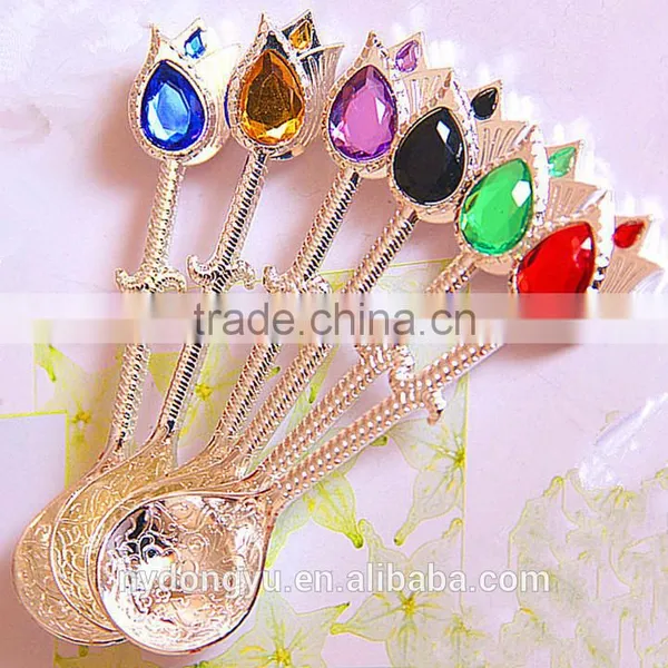 Retro Vintage Ship Shape Coffee Spoon /htg Zinc Alloy Ice Cream Spoon and Fork /fancy Dessert Spoon Jam Spoon Dinnerware photo-3