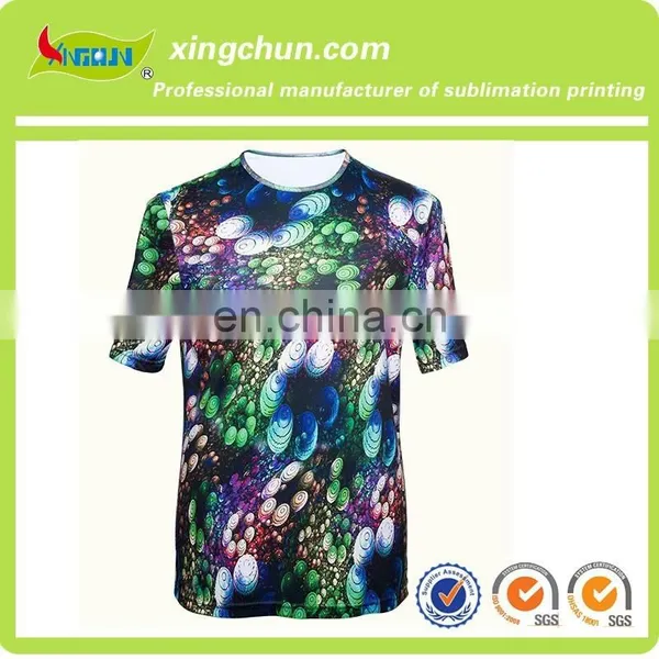 Polyester Men T-shirt With Printing