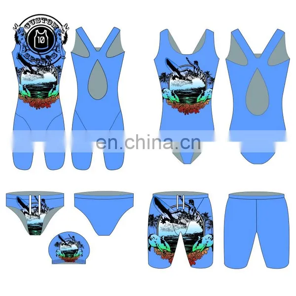 Wholesale Custom High Quality Nylon Spandex Swimming Wear photo-3