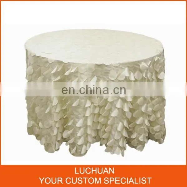 Fancy Product Tiered White Steps In Table Skirt For Wedding Decorative photo-6