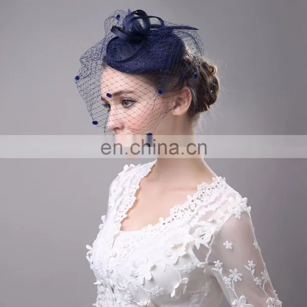 Feather Sinamay Fascinator for Ladies photo-2