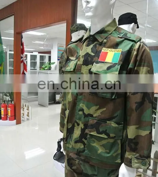 Tactical Combat Ripstop Woodland Camouflage Military Clothing With Durable Material photo-3