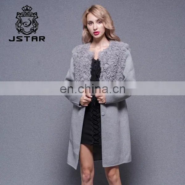 New Design GrayThick Wool Cashmere Full Length Coats Best Selling Professional Warm Wool photo-5