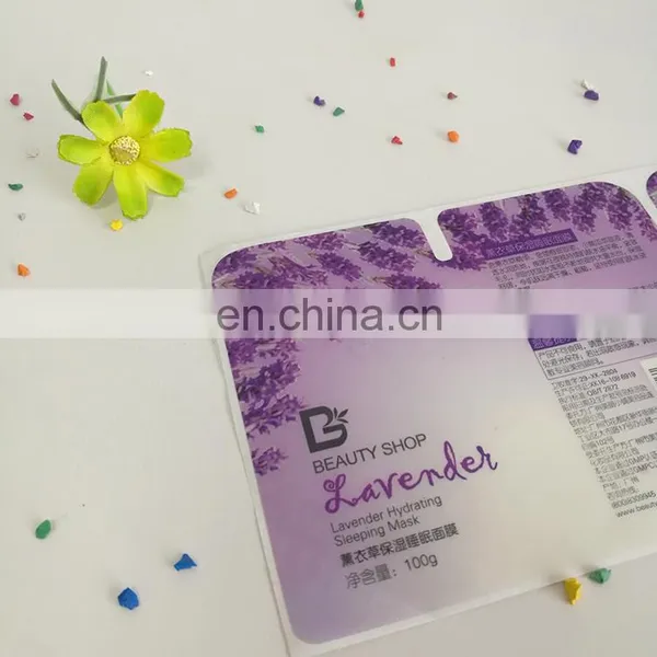 Wholesale Plastic Waterproof Sticker Cosmeti Label for Sleeping Mask photo-3
