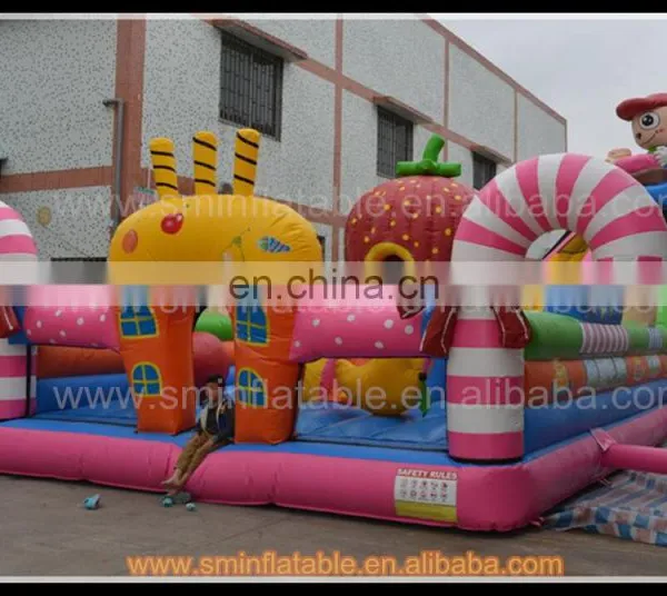 Top Selling Inflatable Combo Funcity Playground ,moonwalk Bouncer Castle for Sale photo-3