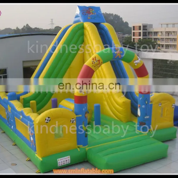 Hot! Inflatable Slide, Inflatable Football Theme Slide, Inflatable Slide With Arch for Kids photo-4