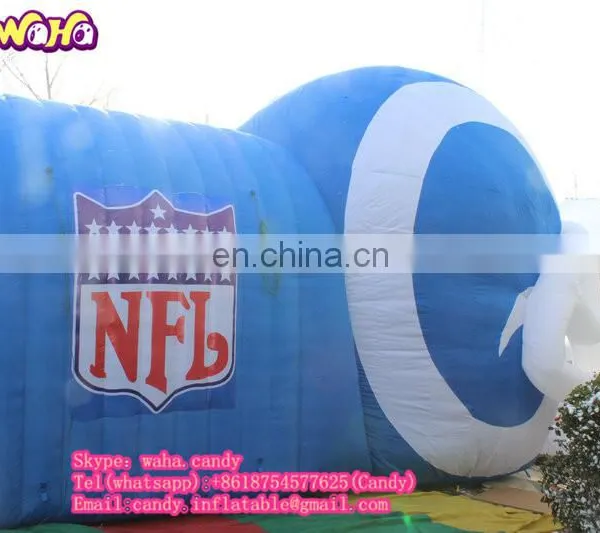 New Design Inflatable Football Helmet Tunnel for Advertising / Promotion C-190 photo-4