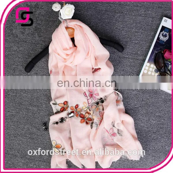 2017 New Spring Five Fiower Color Printing All-match Scarf Shawl Dualuse Sun Screen photo-2