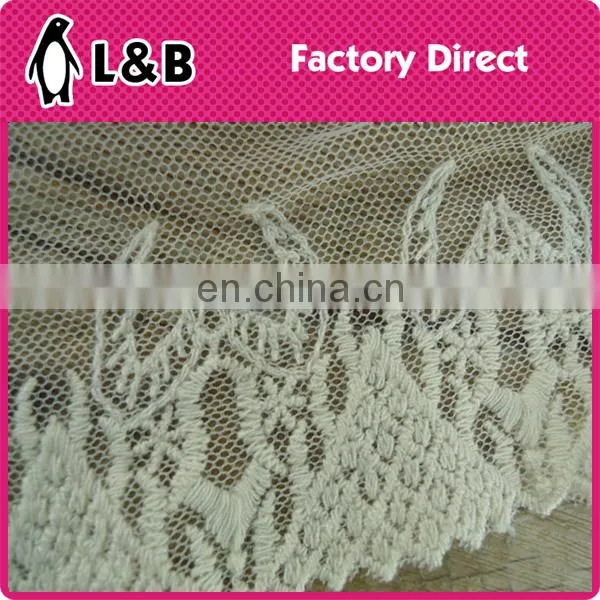 Wholesale New Design Embroidery Cotton Chemical Tulle Lace photo-4
