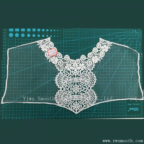 Cotton Crochet Necklace Embroidery Lace Collar Fabric Textile Clothes photo-3