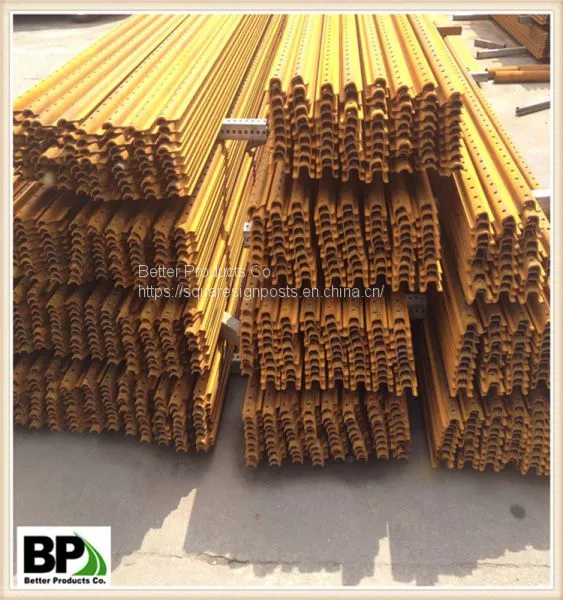Hot-Rolled, Green Color U-Channel Sign Posts photo-3